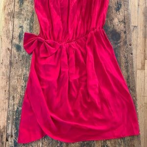 Amanda Uprichard Red Silk dress size M